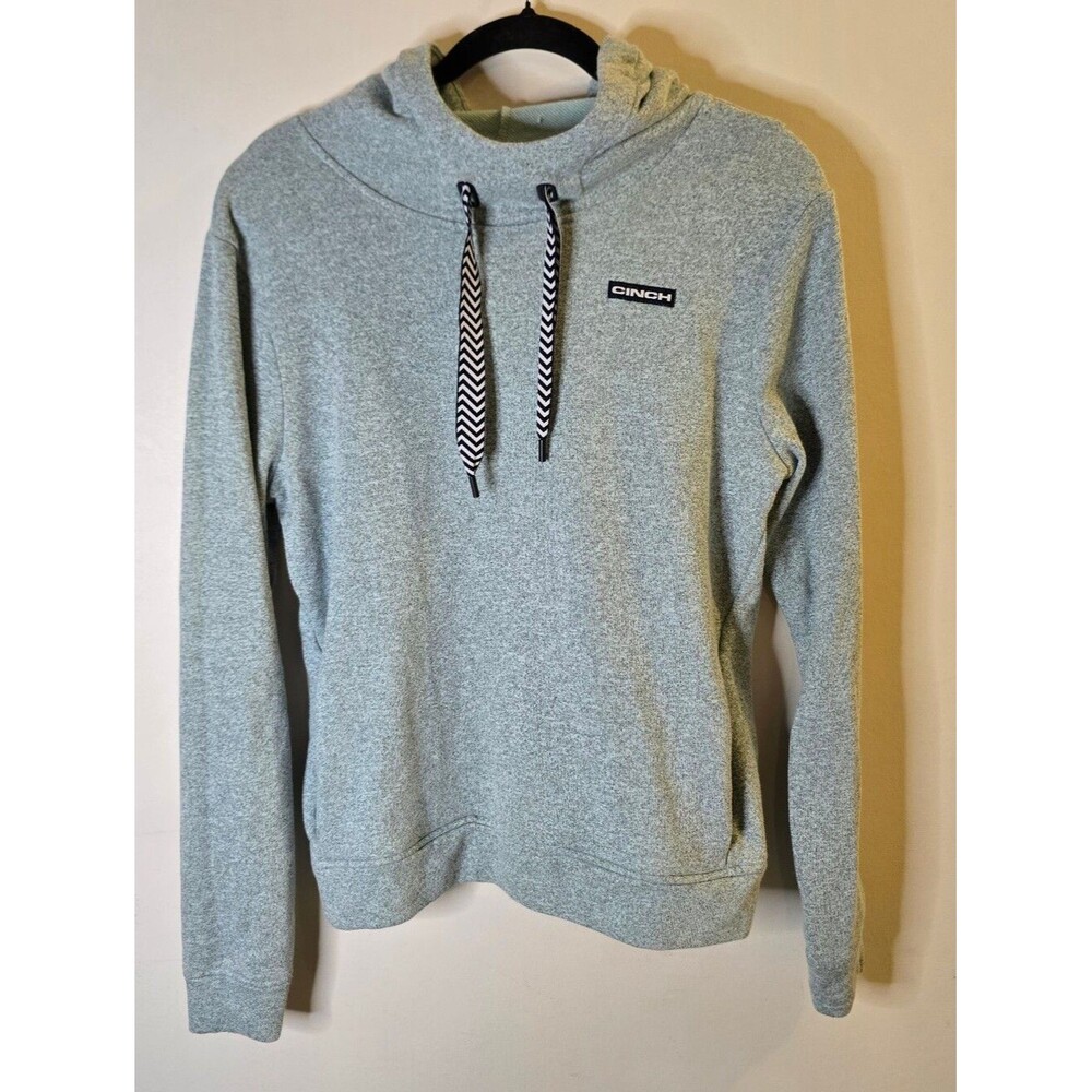 Cinch hoodie Heather Grey Womens Small